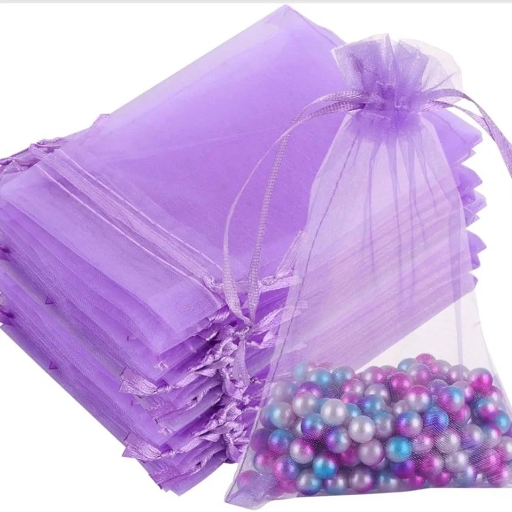 50 Organza Drawstring Gift Bags